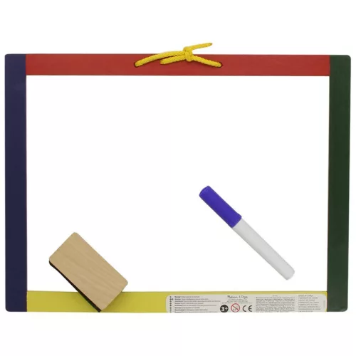 Mágneses tábla 2 az 1-ben, betűkkel és számokkal