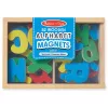 Mágneses betűk fából, 52 darabos készlet, Melissa & Doug