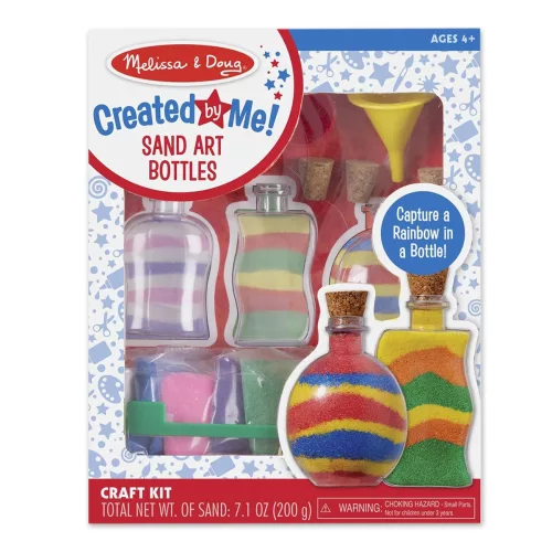 Homok palackokban, kreatív készlet