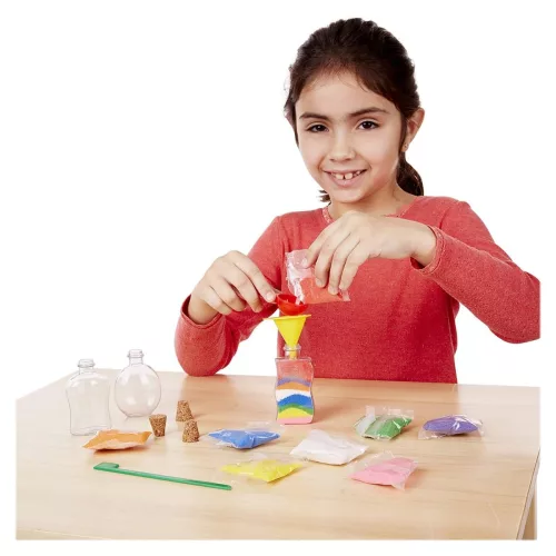 Homok palackokban, kreatív készlet