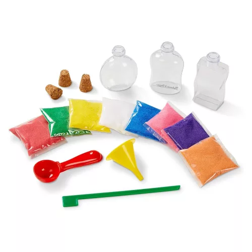 Homok palackokban, kreatív készlet