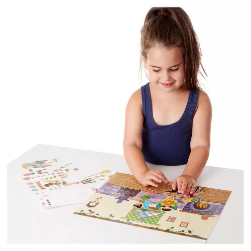 Újrahasználható matrica készlet, Tündérek