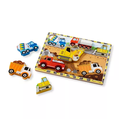 Munkagépek, puzzle fából, Melissa & Doug