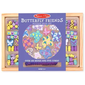 Pillangó alakú gyöngyök fából, Melissa & Doug