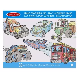 Kreatív színező, jumbo méret, Járművek