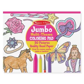 Kreatív színező, jumbo méret, Hercegnők