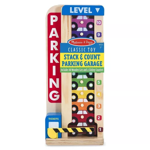 Számozott parkolókészlet fából, Melissa & Doug