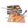 Grillkészlet fából 20 darab kellékkel