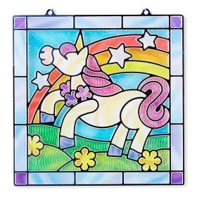 Varázslatos unikornis, ólomüveg matrica készlet
