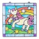 Varázslatos unikornis, ólomüveg matrica készlet