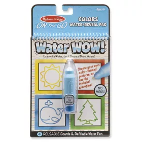 Water Wow, rajzolás vízzel, Formák és színek