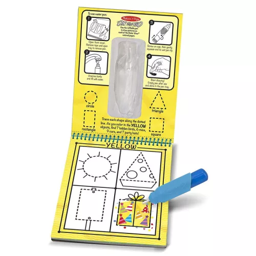 Water Wow, rajzolás vízzel, Formák és színek