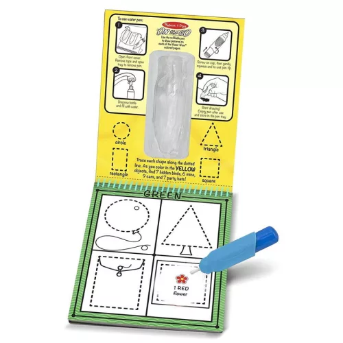 Water Wow, rajzolás vízzel, Formák és színek