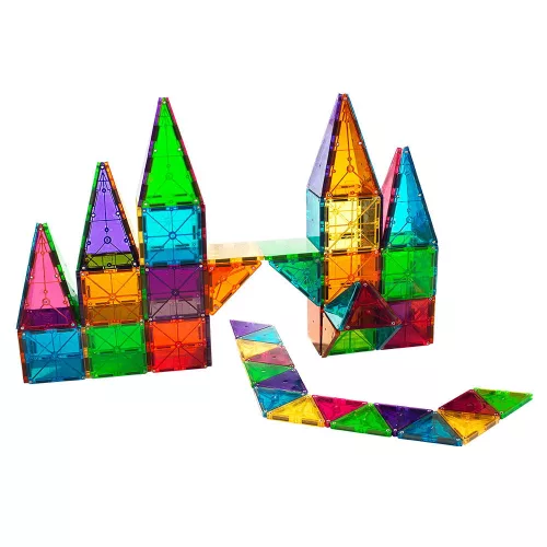 MAGNA-TILES Clear, mágneses építőjáték, 100 db