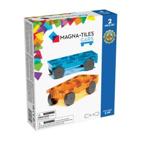 MAGNA-TILES, kiegészítő, kék és narancssárga autó
