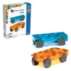 MAGNA-TILES, kiegészítő, kék és narancssárga autó