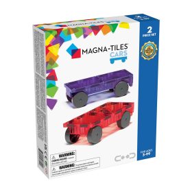 MAGNA-TILES, kiegészítő, lila és piros autó