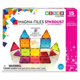  MAGNA-TILES Stardust, mágneses építőjáték, csillám és tükör
