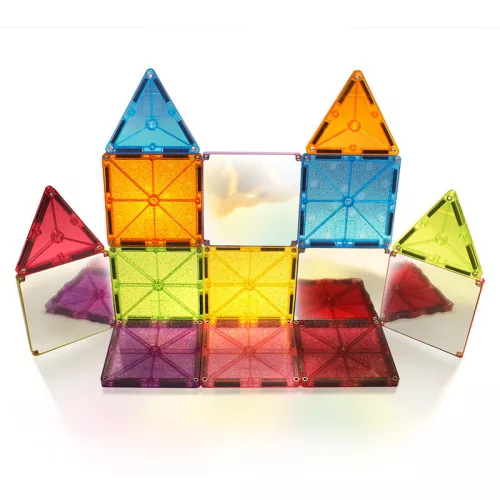 MAGNA-TILES Stardust, mágneses építőjáték, csillám és tükör