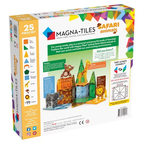 MAGNA-TILES Szafari, mágneses építőjáték