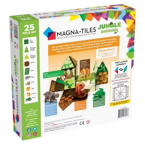 MAGNA-TILES Jungle, mágneses építőjáték