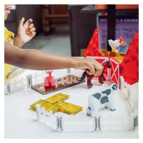 MAGNA-TILES Farm Animals, mágneses építőjáték