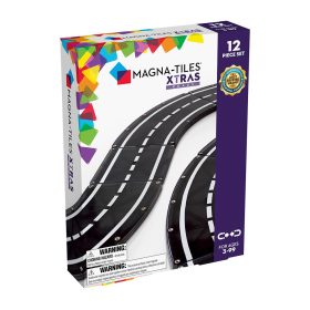 MAGNA-TILES, XTRA Roads, 12 darabos kiegészítő készlet