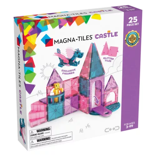 MAGNA-TILES Kastély, mágneses építőjáték, 25 db
