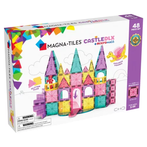 MAGNA-TILES Kastély, mágneses építőjáték, 48 db
