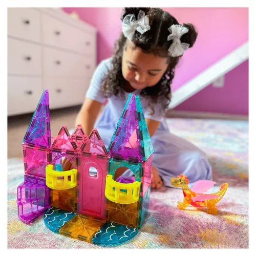 MAGNA-TILES Kastély, mágneses építőjáték, 48 db