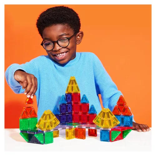 MAGNA-TILES mikroMAGS, 70 db. mágneses szett