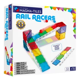 MAGNA-TILES Versenypálya, 33 db. mágneses szett
