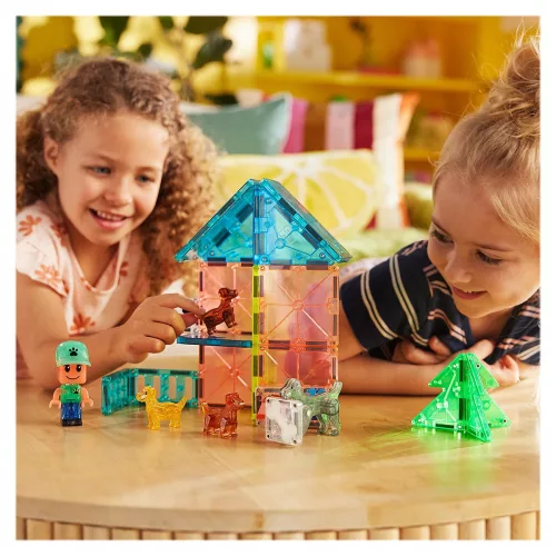 MAGNA-TILES Kutyuspark, 27 db. mágneses szett