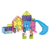 MAGNA-TILES Állatos játszóház, 50 db. mágneses szett