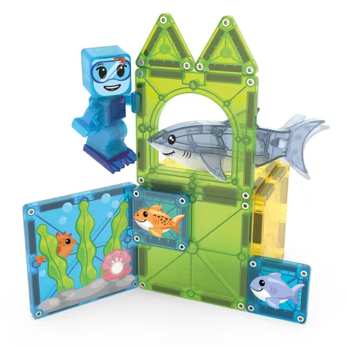 MAGNA-TILES Cápa kaland, mágneses építőjáték