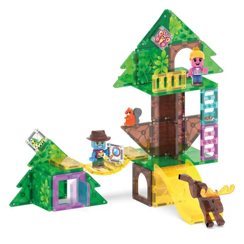 MAGNA-TILES Tree Top, mágneses lombház építőszett