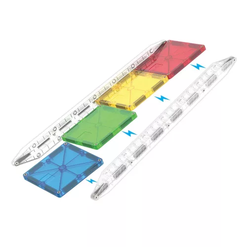 MAGNA-TILES Versenypálya, 8 db. sín bővítő készlet