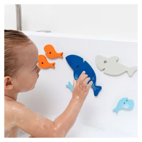 Cápák, 10 darabos puzzle fürdőjáték