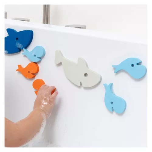 Cápák, 10 darabos puzzle fürdőjáték