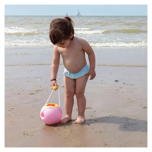 Mini Ballo, homokozó, strandolós vödör, rózsaszín