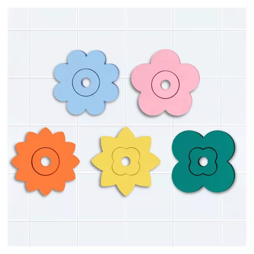 Flower power, 10 darabos puzzle fürdőjáték