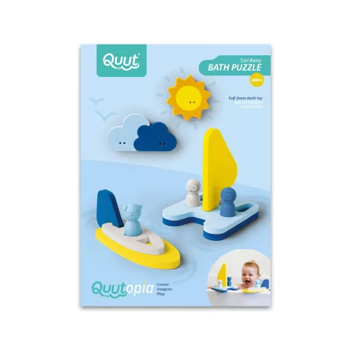 Vitorlások, 13 darabos puzzle fürdőjáték