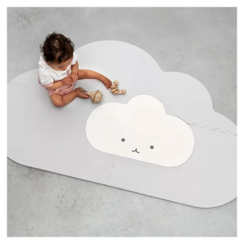 Habszivacs játszószőnyeg, szürke, 145 cm