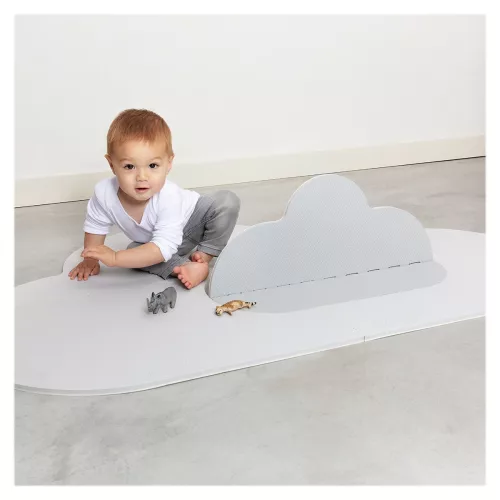 Habszivacs játszószőnyeg, szürke, 145 cm