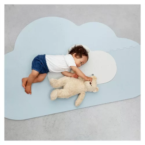 Habszivacs játszószőnyeg, kék, 145 cm