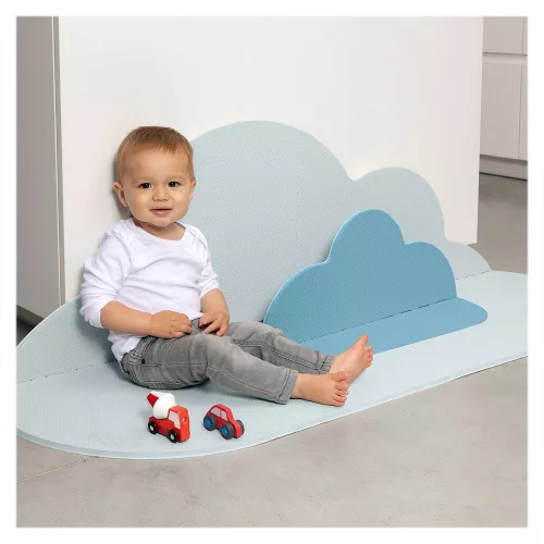 Habszivacs játszószőnyeg, kék, 145 cm