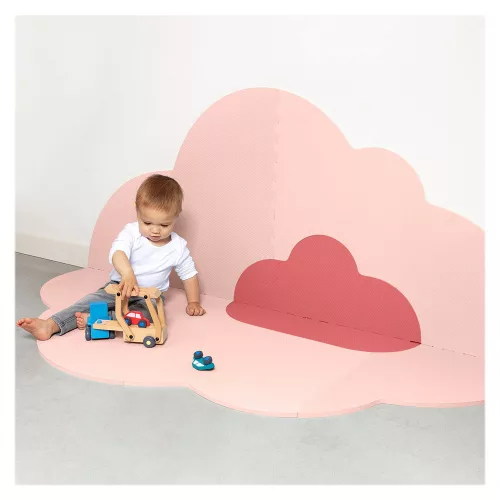 Habszivacs játszószőnyeg, rózsaszín, 175 cm