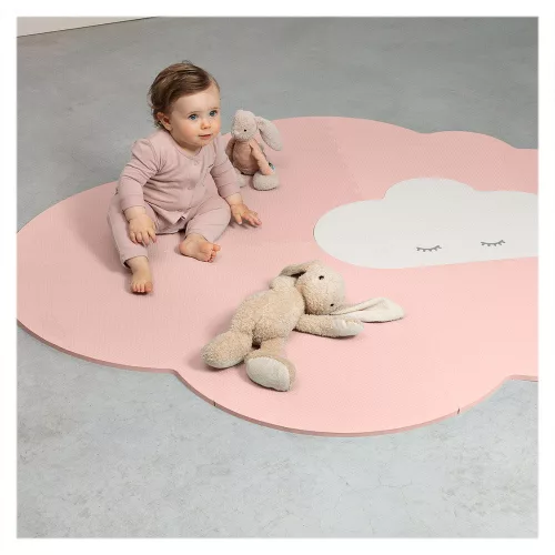 Habszivacs játszószőnyeg, rózsaszín, 175 cm