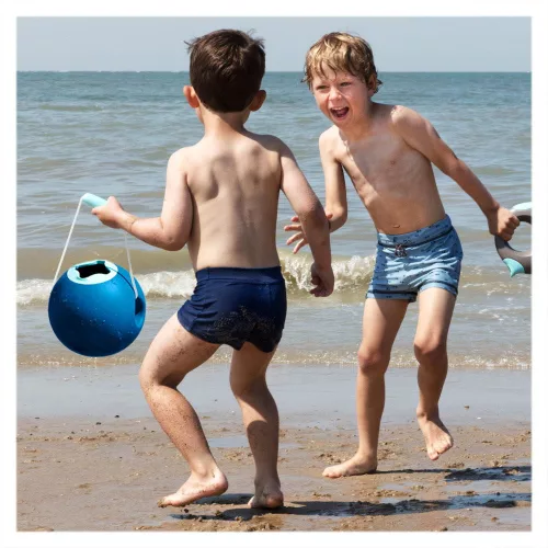 Ballo, homokozó, strandolós vödör, kék