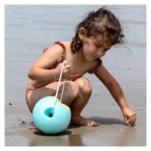 Mini Ballo, homokozó, strandolós vödör, kék